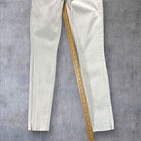 7 For All Mankind Maternity Jeans Womens 26 Skinny Ankle White stretch Pants - Picture 5 of 13